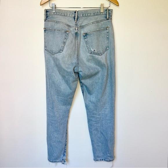 FRAME Le Original Cropped Distressed High-rise Jeans - Picture 6 of 12